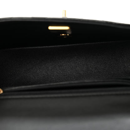 Chanel Patent Quilted Mini Top Handle Rectangular Flap Black 5 of 12