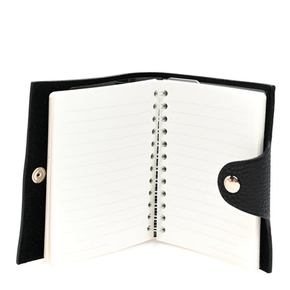 Hermes Togo Ulysse Mini Notebook Cover Black 4 of 7
