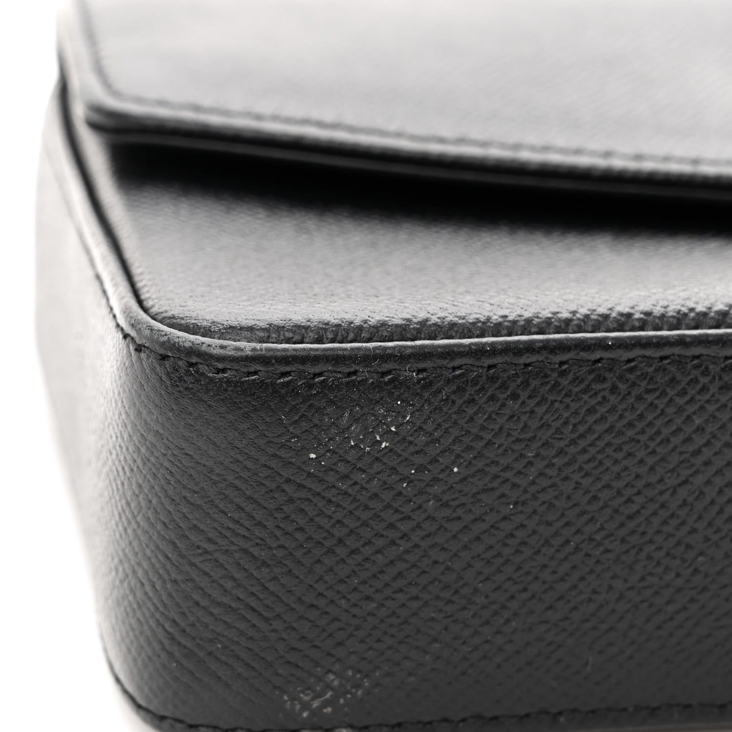 Calfskin BB Chain Wallet Black