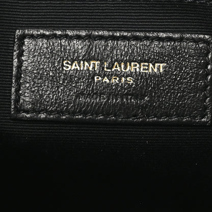 Saint Laurent Calfskin Matelasse Monogram Lou Camera Bag Dark Beige 6 of 11