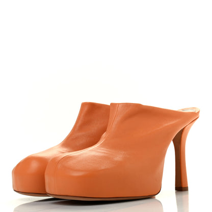 Bottega Veneta Stretch Nappa The Bold Mules 38 Clay 3 of 10