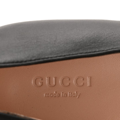 Gucci Calfskin Womens Horsebit Loafers 36.5 Black 8 of 11