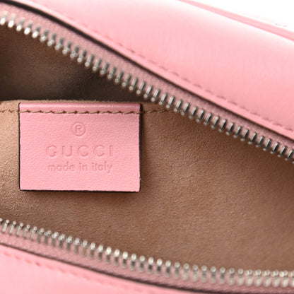 Gucci Calfskin Matelasse Small GG Marmont Chain Shoulder Bag Wild Rose 6 of 13