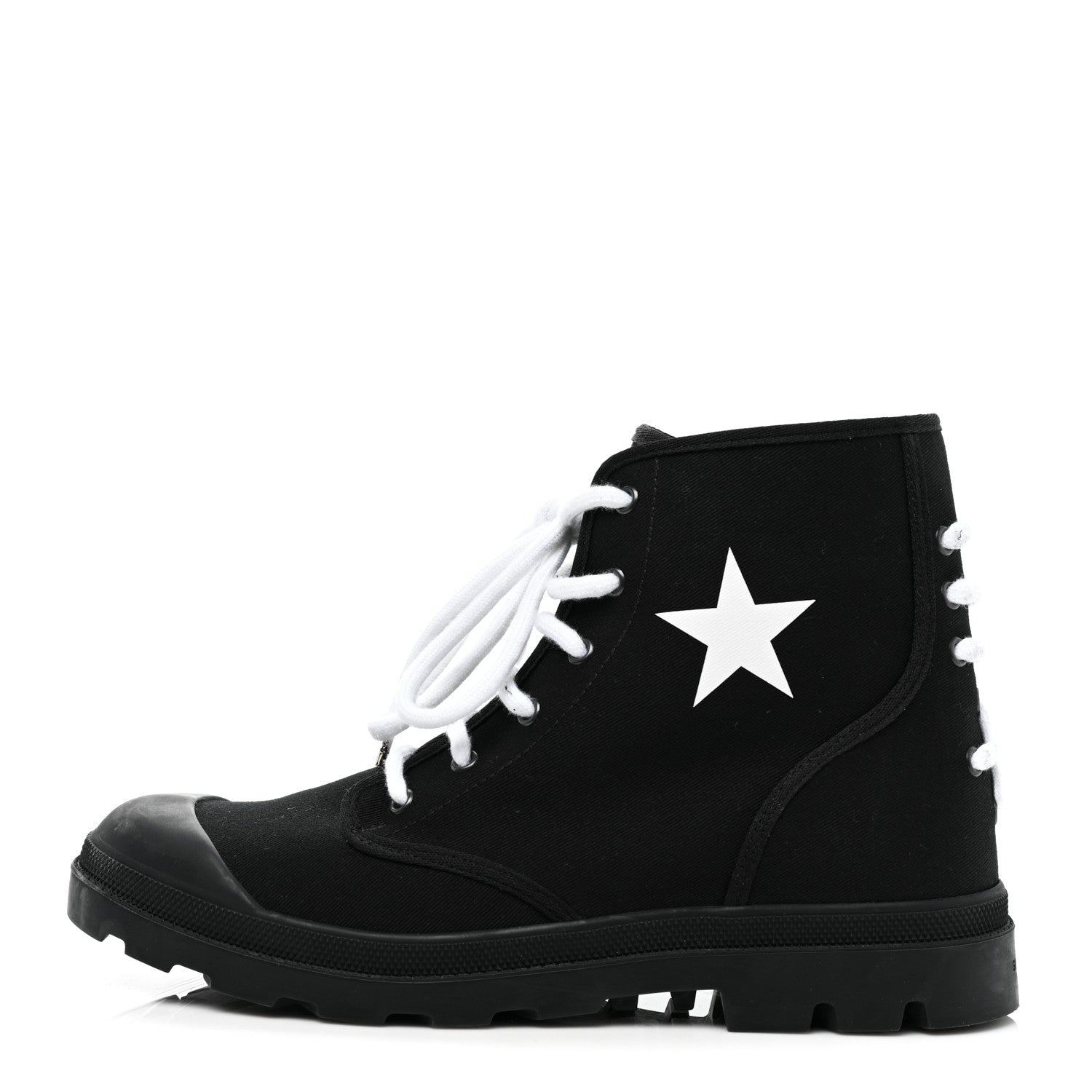 Givenchy Canvas Olympus Star Combat Boots 43 Black 1 of 8