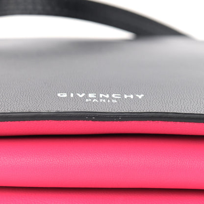 Givenchy Sugar Goatskin Cross 3 Crossbody Bag Black Pink 10 of 10