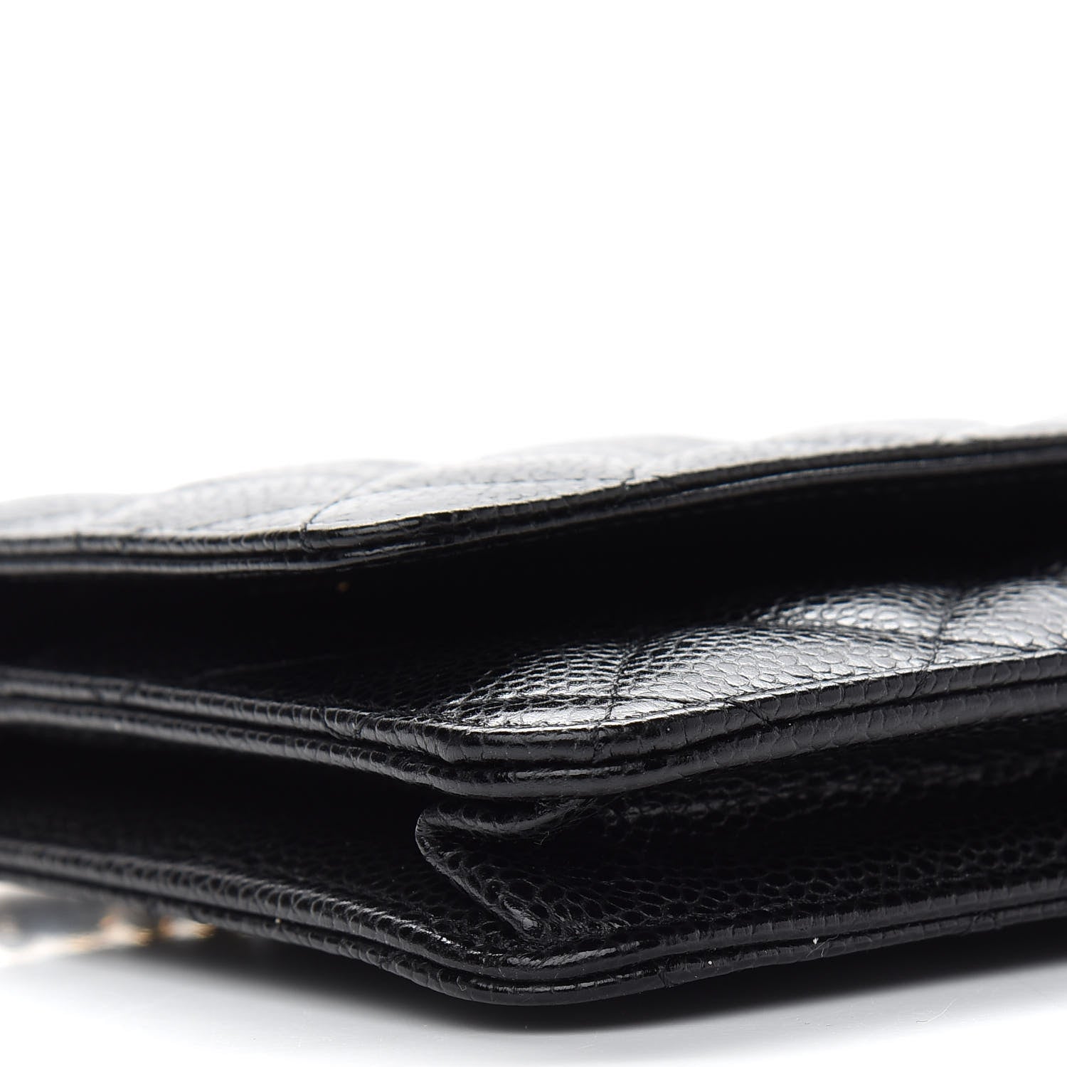Chanel Caviar Quilted Wallet On Chain WOC Black 9 of 10