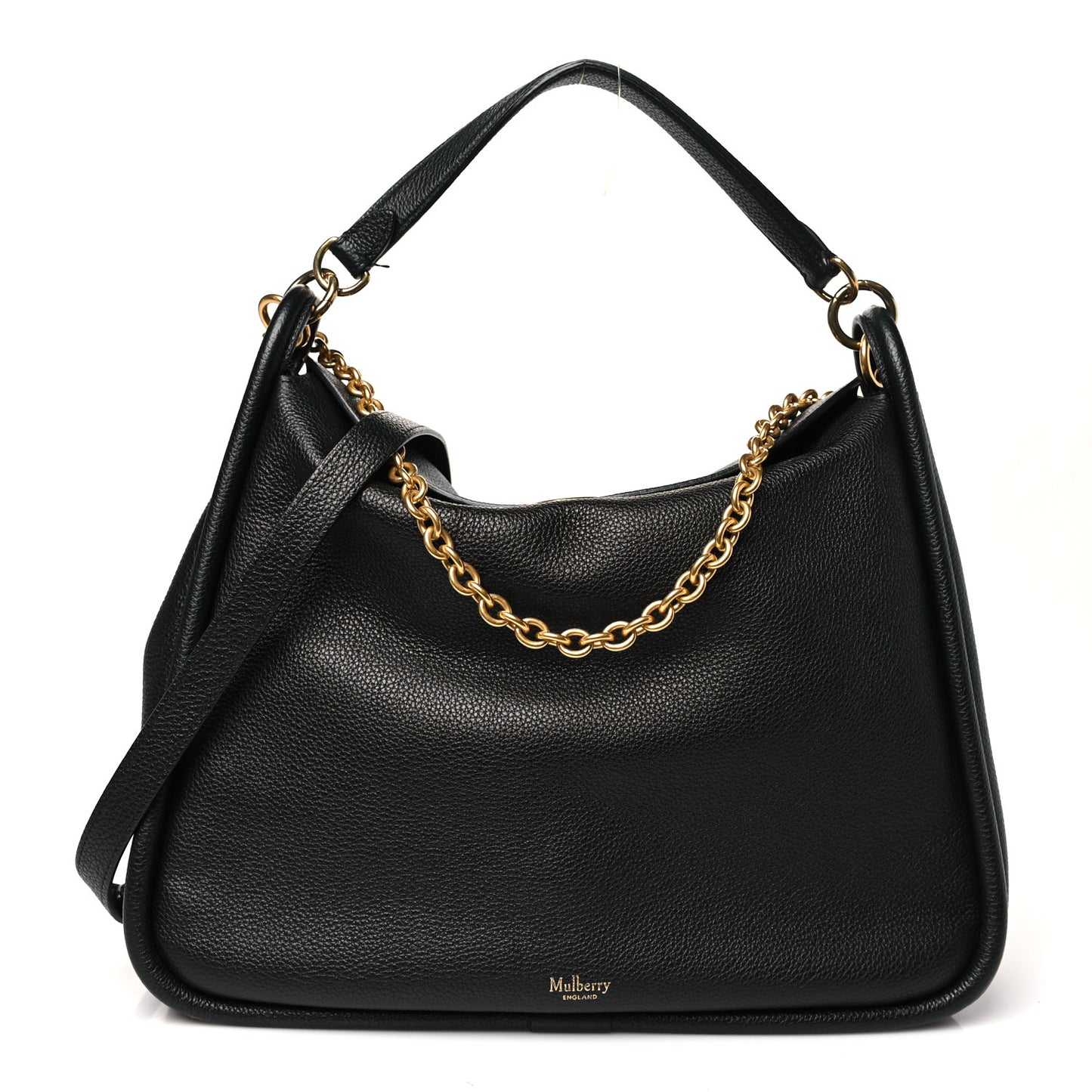 Small Classic Grain Calfskin Leighton Black