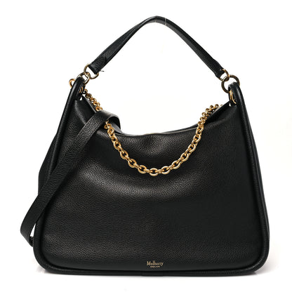 Mulberry Small Classic Grain Calfskin Leighton Black 1 of 10