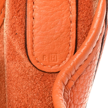 Hermes Taurillon Clemence Evelyne GM Orange 7 of 12