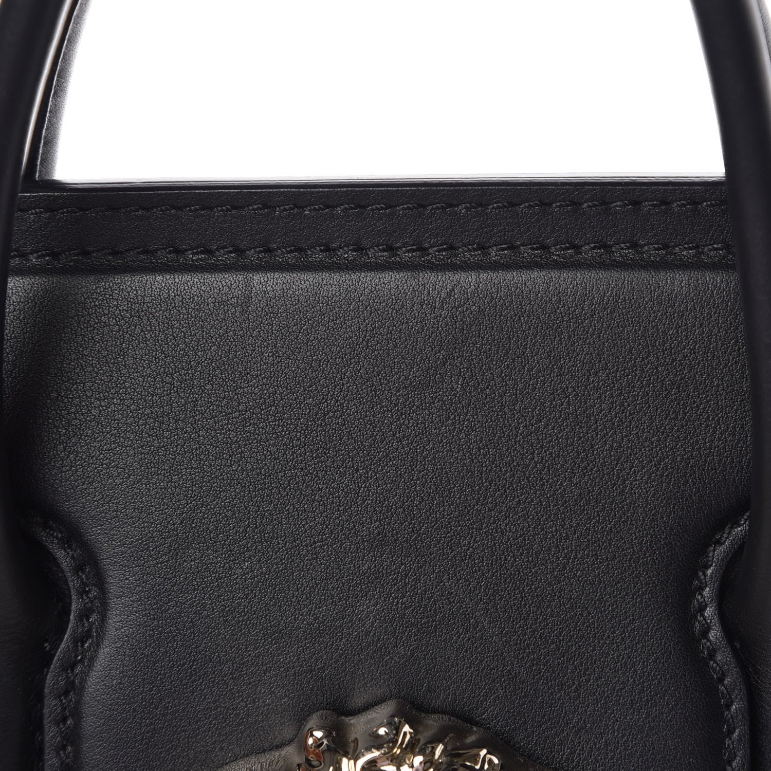 Versace Calfskin Medium Palazzo Empire Bag Black 10 of 13