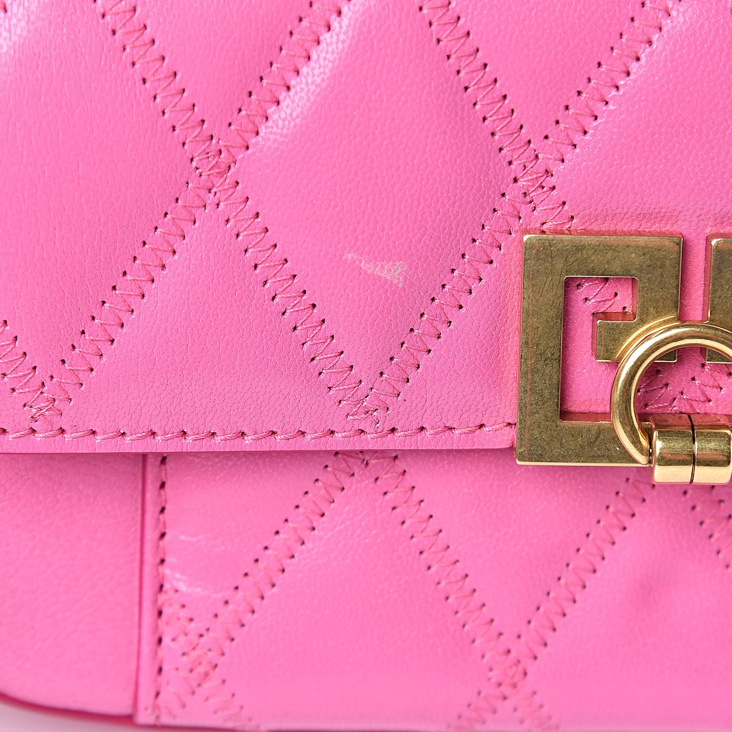Goatskin Quilted GV3 Mini Pocket Convertible Bag Pink