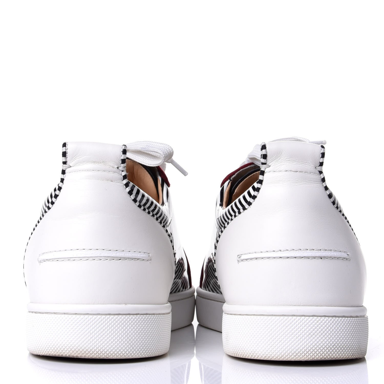 Christian Louboutin Denim Nappa Mens Louis Junior Spikes Orlato Flat Sneakers 42 Multicolor 6 of 11