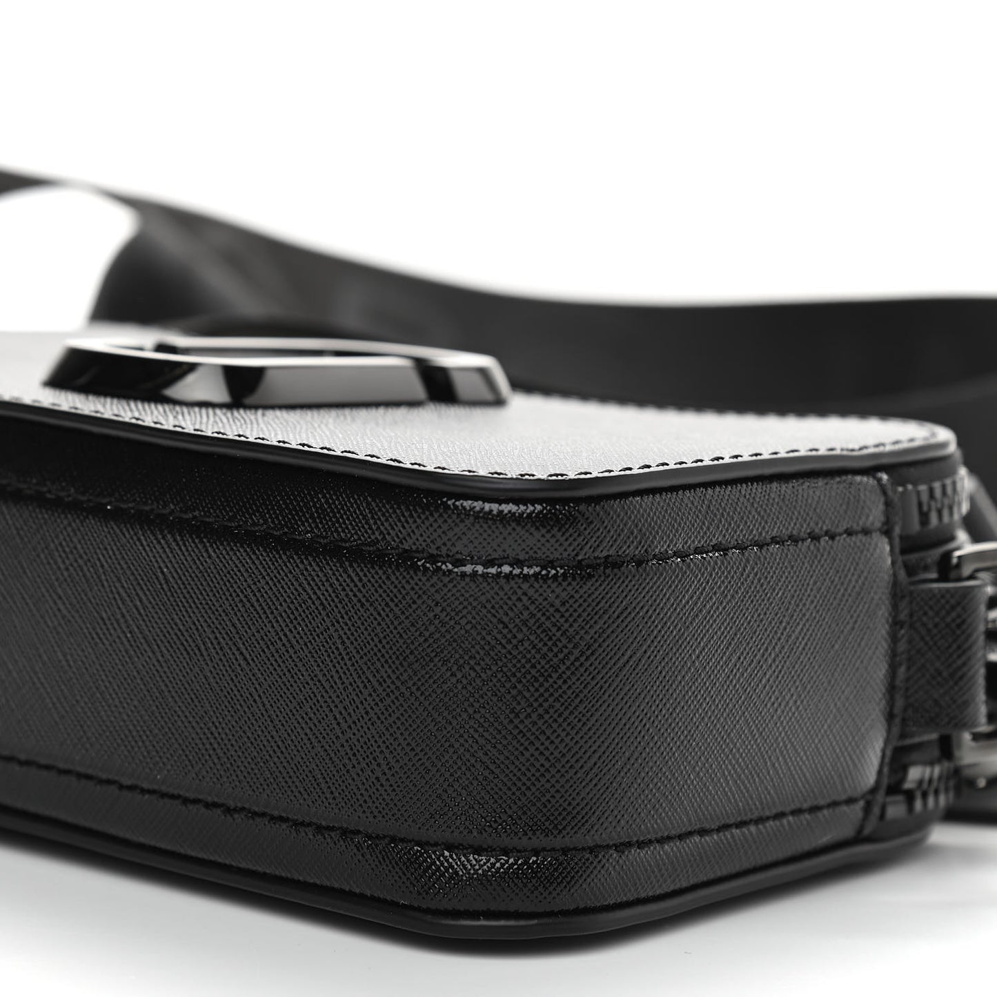 Saffiano Snapshot Camera Bag Black