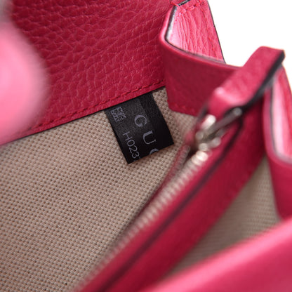 Gucci Pebbled Calfskin Embellished Guccify Small Dionysus Shoulder Bag Rosa 10 of 10
