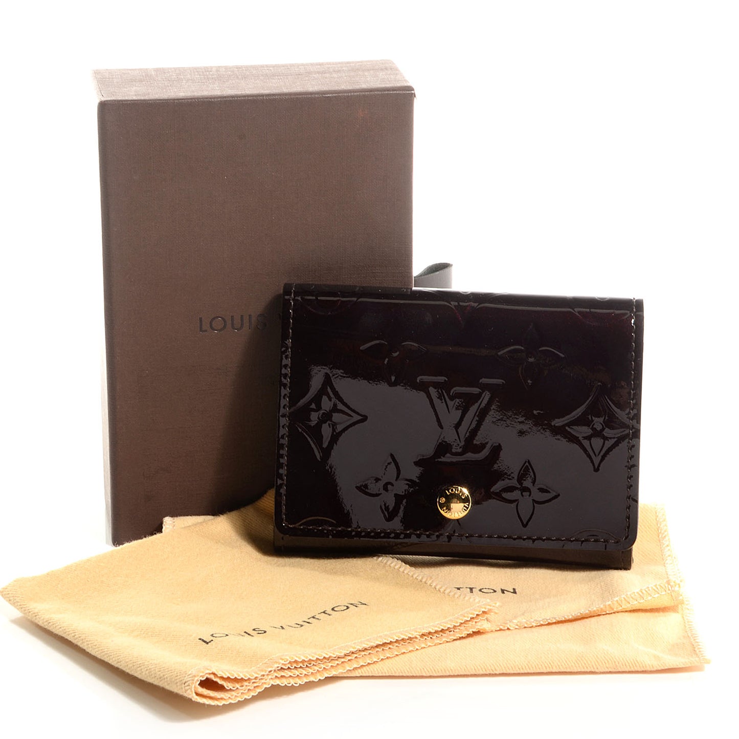 Vernis Business Card Holder Amarante