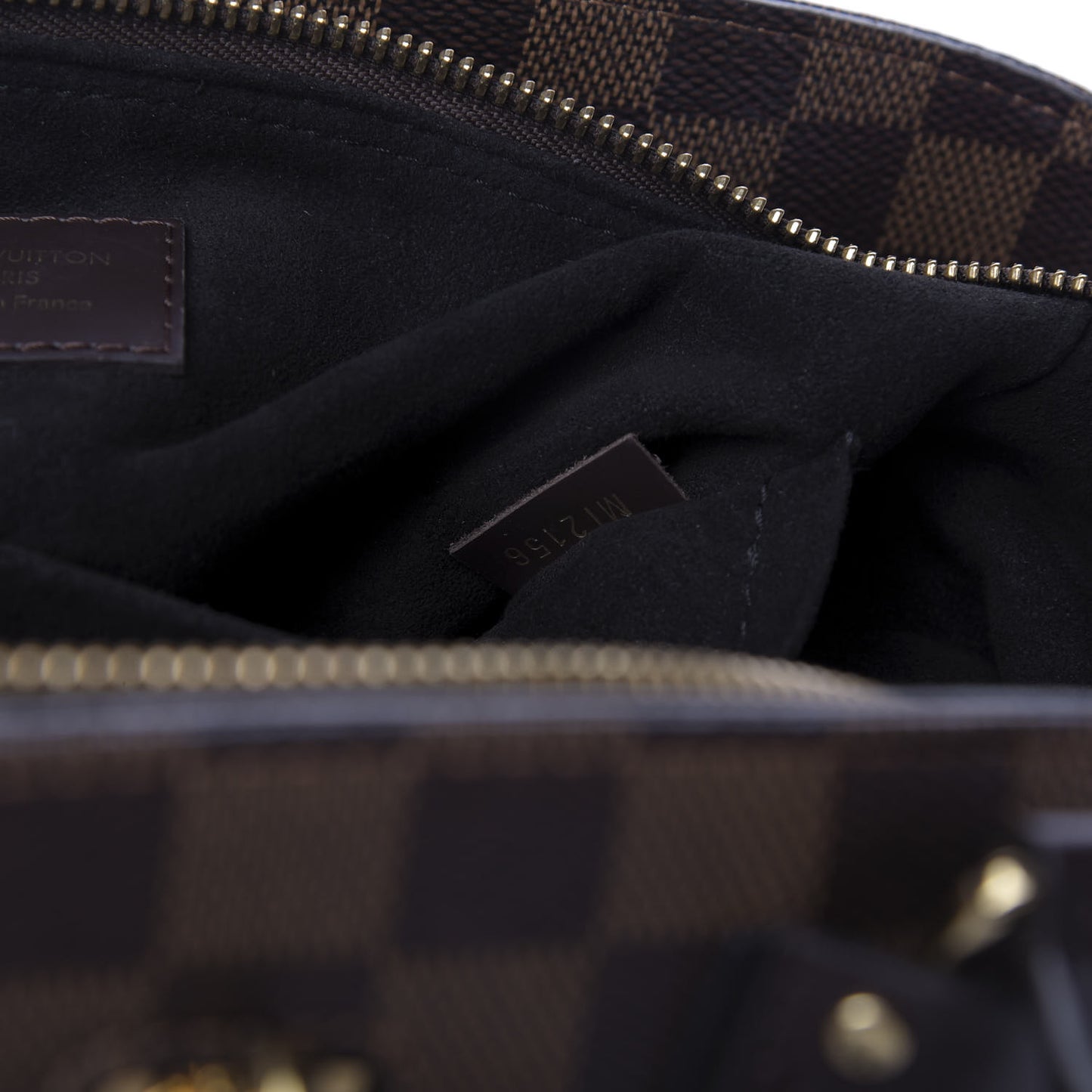 Cuir Taurillon Damier Ebene Normandy Black