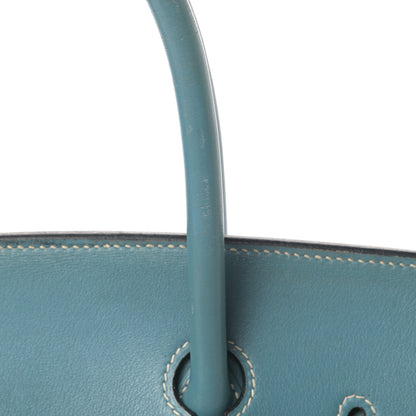 Hermes Gulliver Birkin 35 Blue Jean 18 of 19