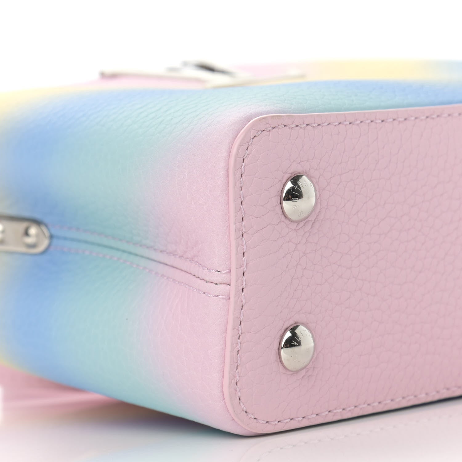 Louis Vuitton Taurillon Mini Degrade Rainbow V Capucines 9 of 11