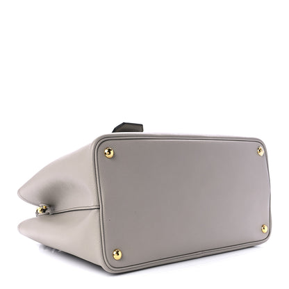 Prada Saffiano Cuir Medium Double Bag Argilla 4 of 13