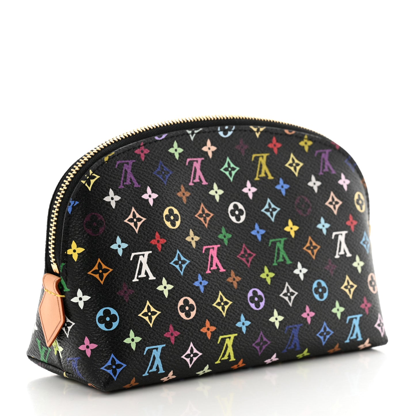 LOUIS VUITTON Monogram Multicolor Cosmetic Pouch Black Grenade