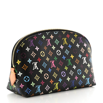 Louis Vuitton LOUIS VUITTON Monogram Multicolor Cosmetic Pouch Black Grenade 3 of 6