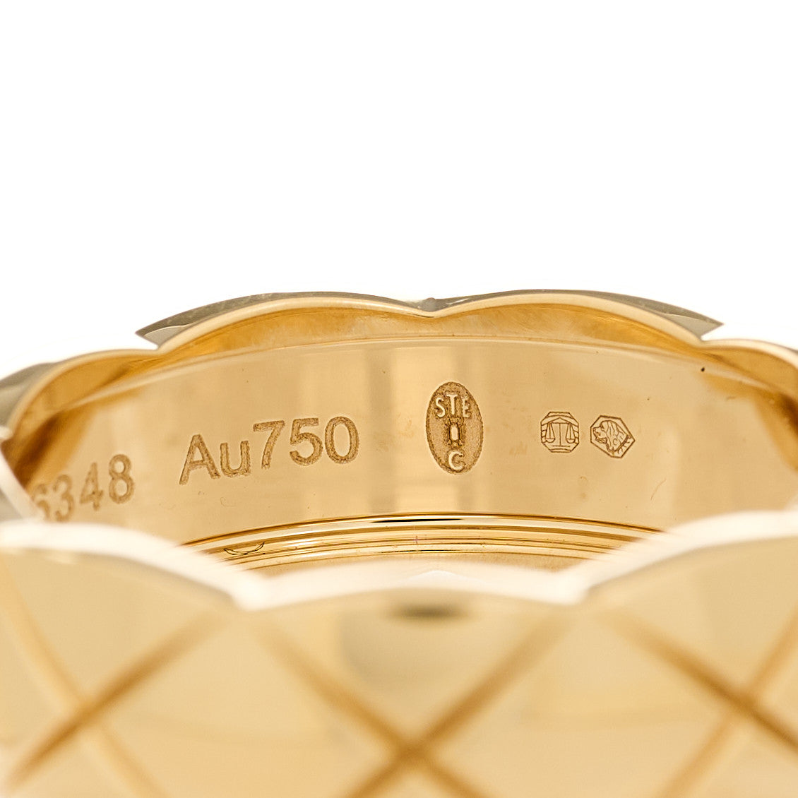 18K Yellow Gold Small Coco Crush Ring 53 6.25