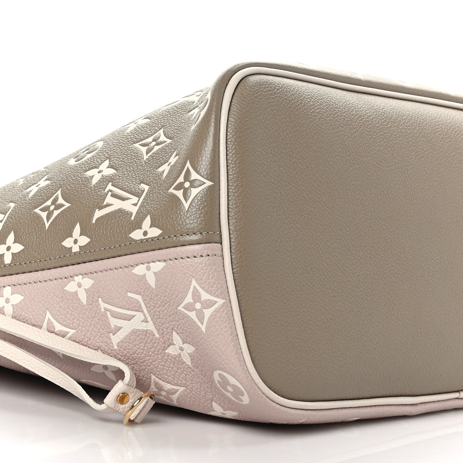 Louis Vuitton Empreinte Monogram Spring In The City Neverfull MM Kaki Beige Cream 6 of 10