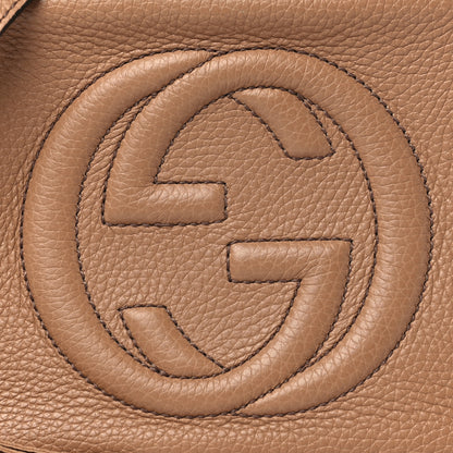 Gucci Pebbled Calfskin Small Soho Disco Bag Rose Beige 9 of 11