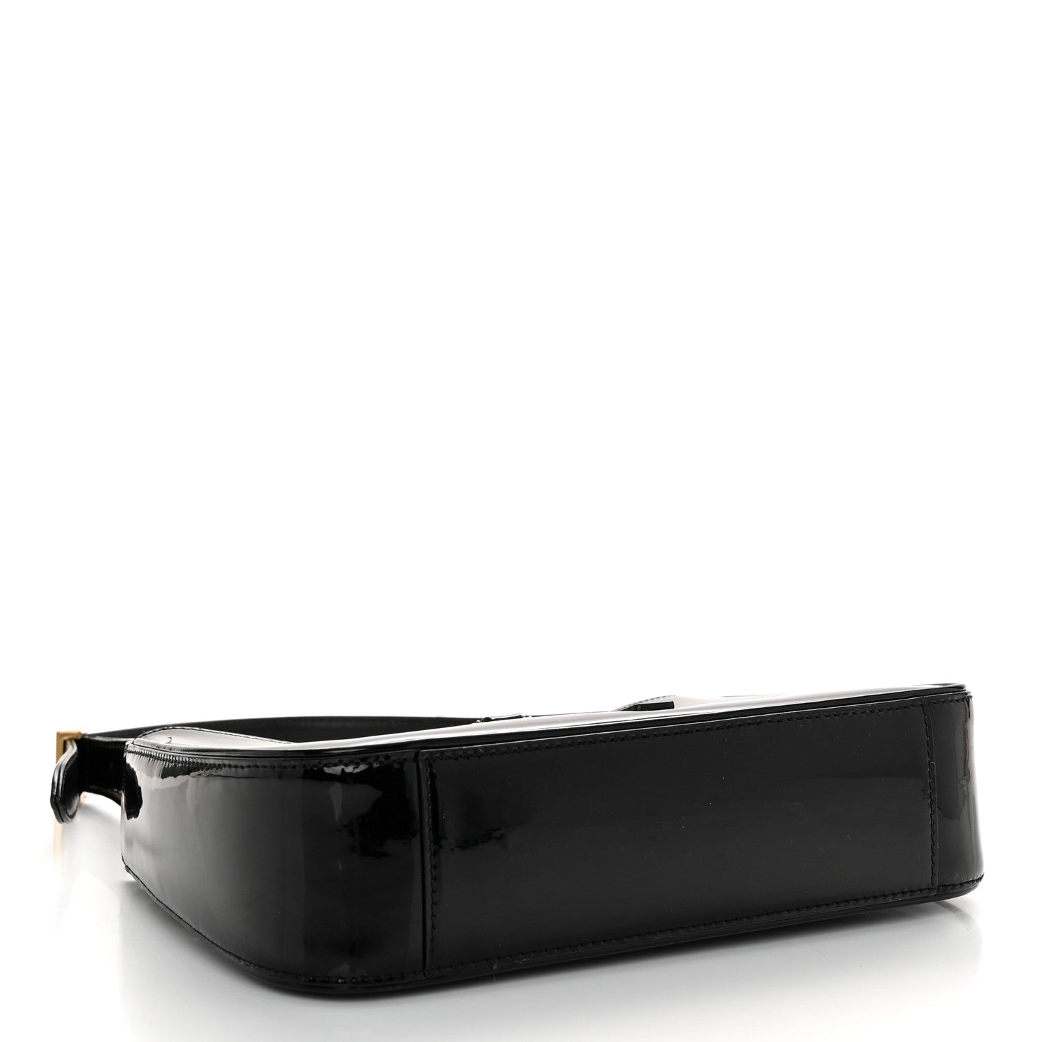 Saint Laurent Patent Le 5 A 7 Hobo Black 4 of 10