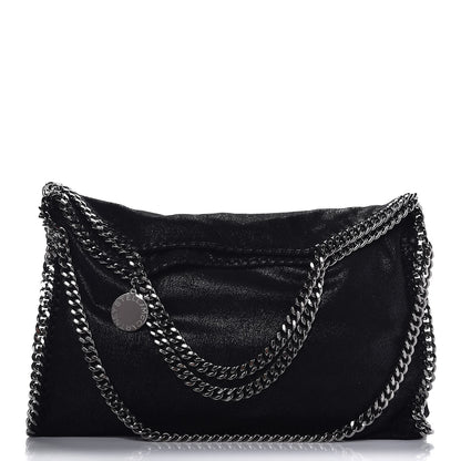 Stella McCartney Shaggy Deer Falabella Fold Over Tote Black 1 of 8