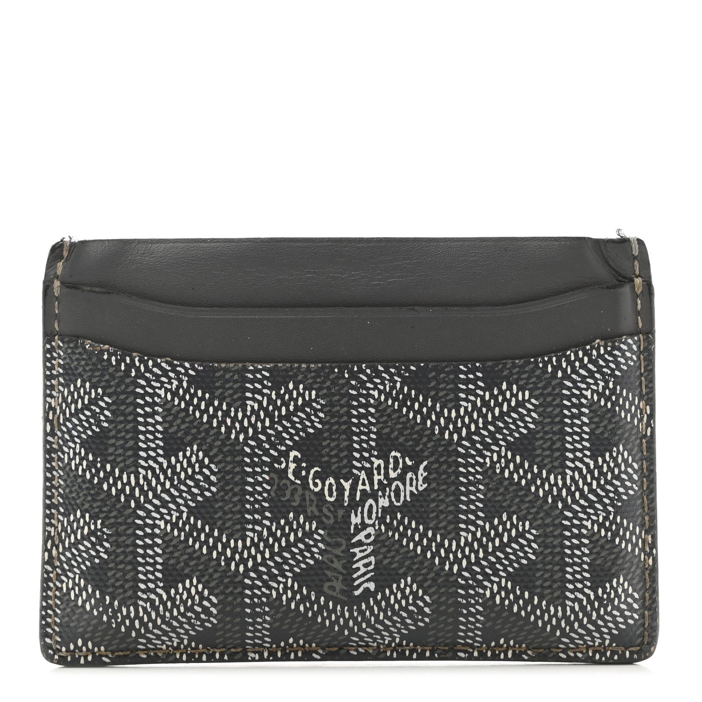 Goyardine Saint Sulpice Card Holder Grey