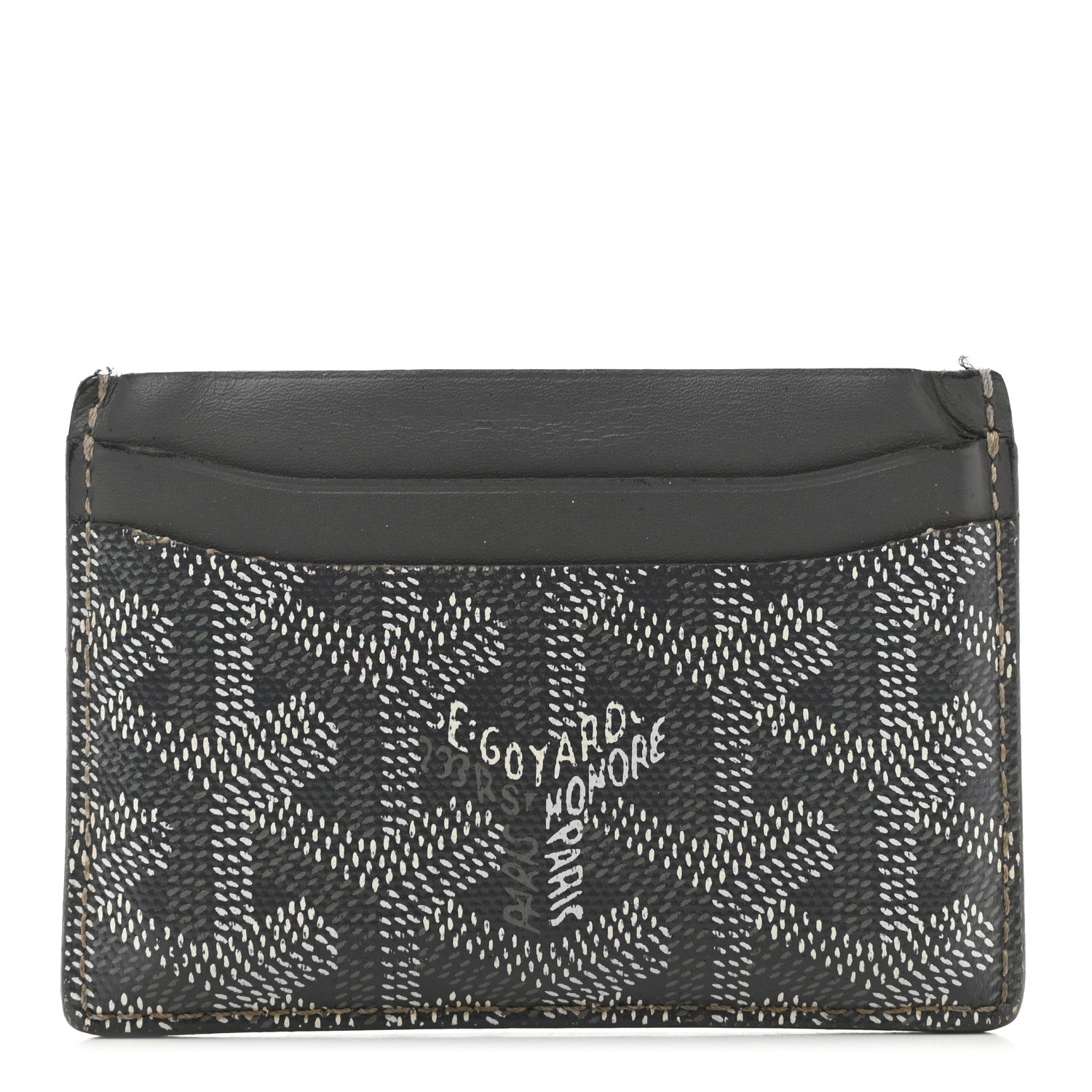 Goyard Goyardine Saint Sulpice Card Holder Grey 1 of 10