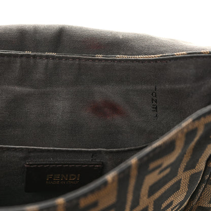 Fendi Zucca Vitello Artic Small Messenger Bag Tobacco Castagna 12 of 12