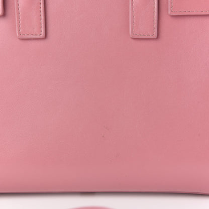 Saint Laurent Calfskin Nano Sac De Jour Rose Dark 8 of 10