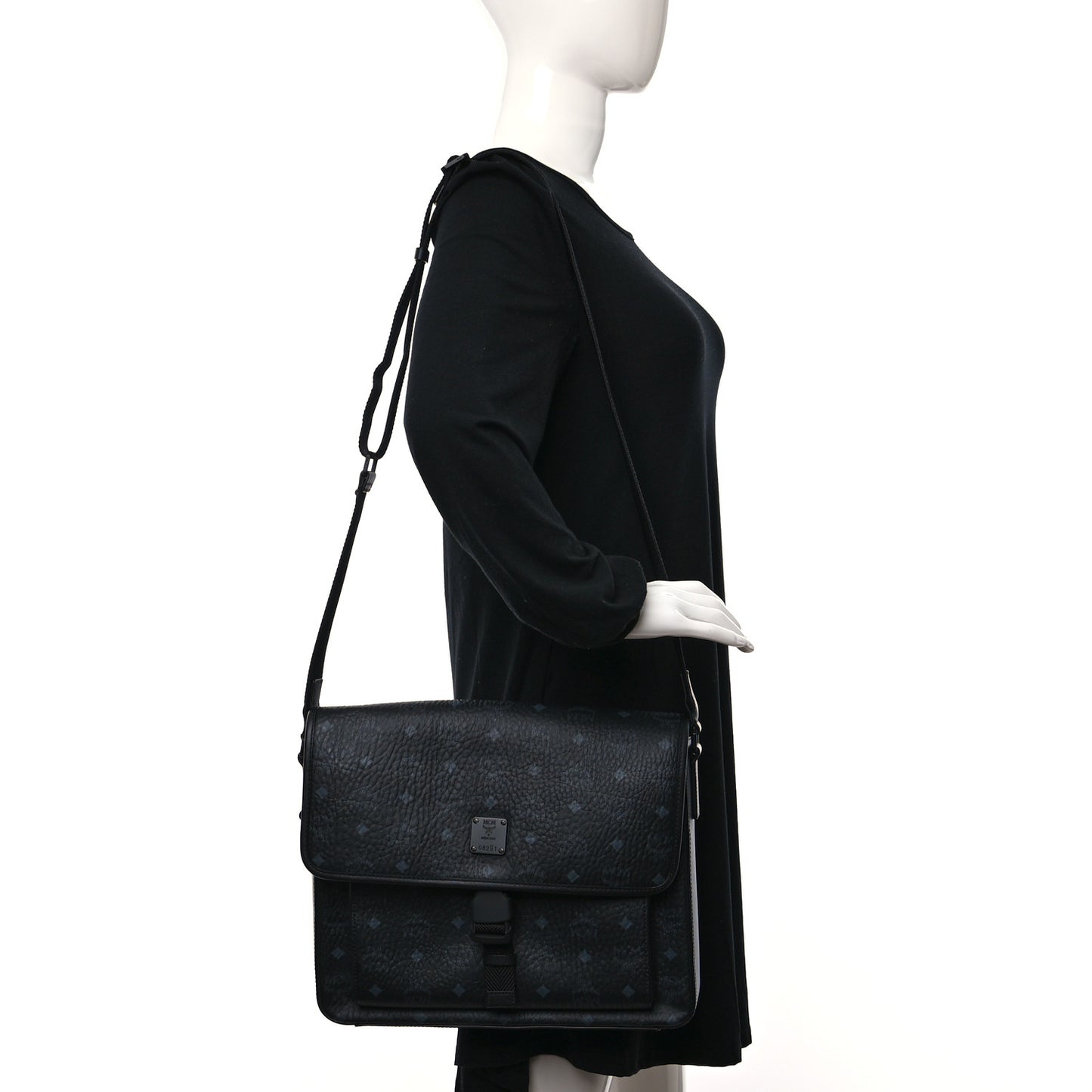 Visetos Medium Klassik Messenger Bag Black