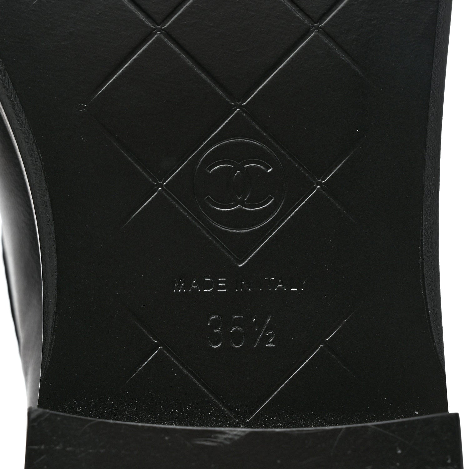 Chanel Lambskin Quilted CC Turnlock Loafers 35.5 Black 8 of 9