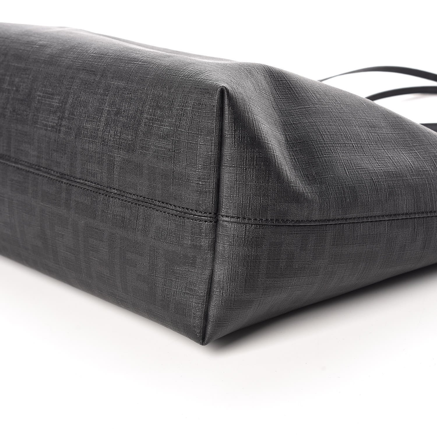 Fendi Zucca Spalmati Large Roll Tote Black 6 of 9
