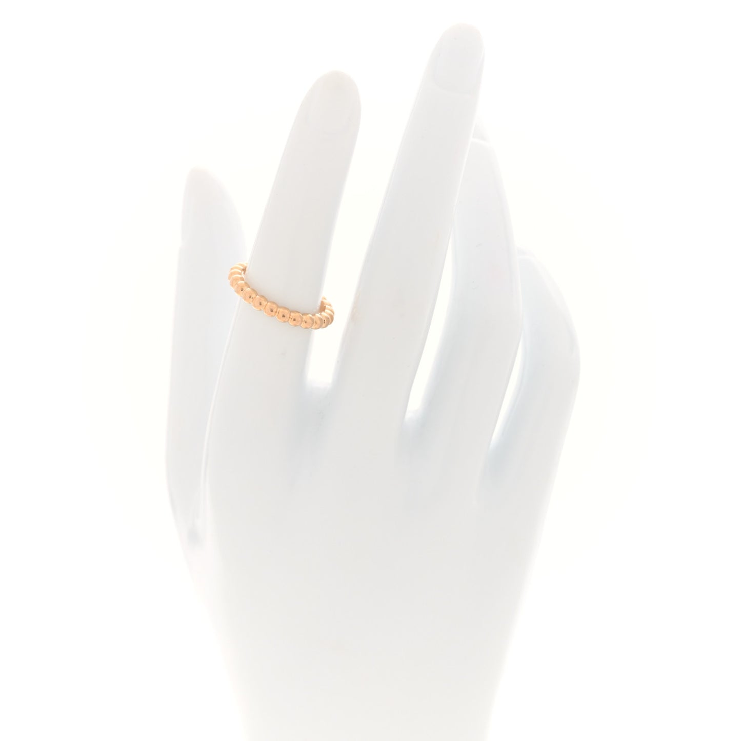 18K Rose Gold Medium Perlee Ring 52 6