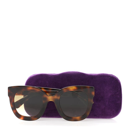 Gucci Round Frame Star Sunglasses GG0208S Tortoise 8 of 8