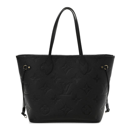 Louis Vuitton Empreinte Monogram Giant Neverfull MM Black 3 of 9