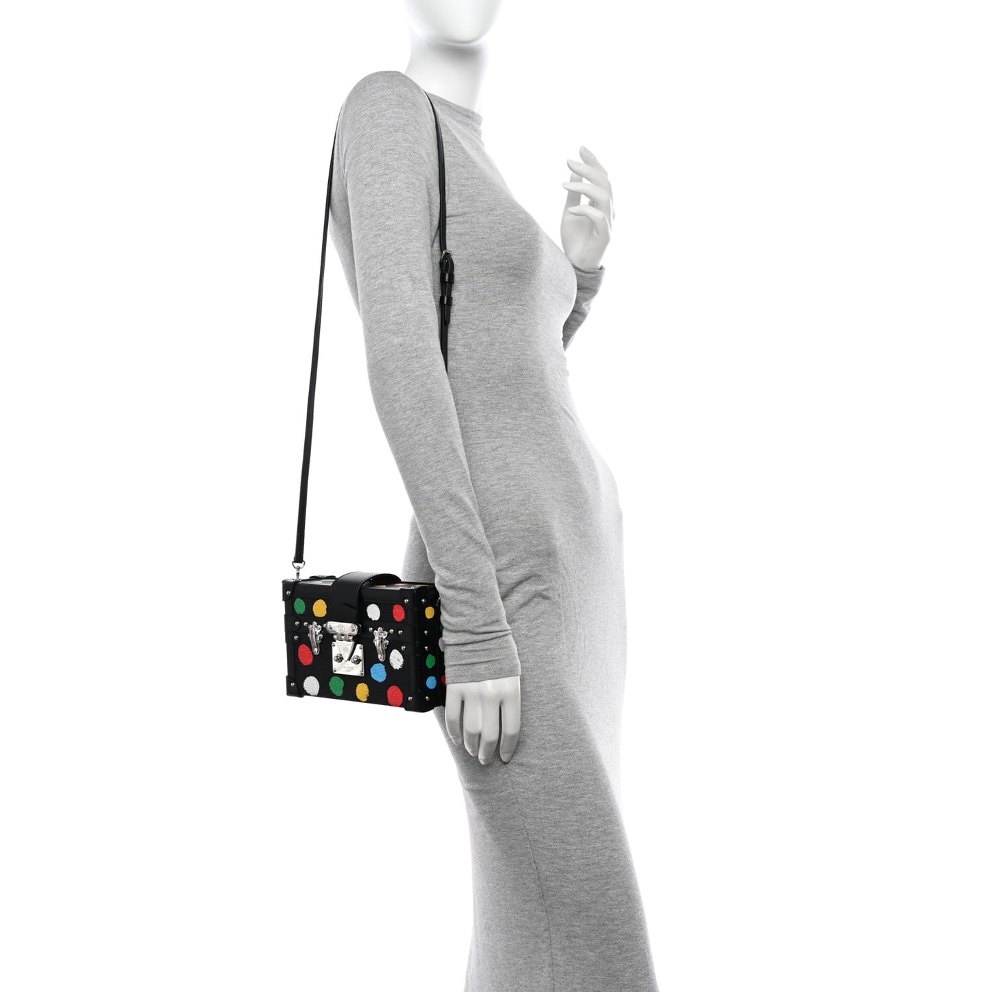 LV X YK Taurillon Petite Malle Black