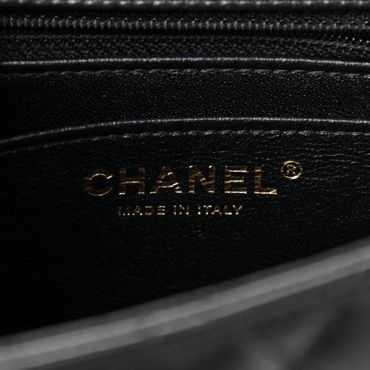 Chanel Lambskin Quilted Mini Square Flap Black 6 of 10