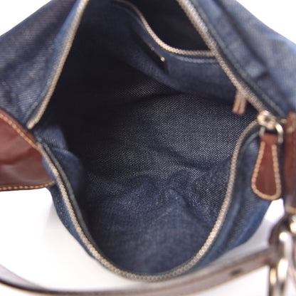 Prada Denim Shoulder Bag Avio 4 of 12
