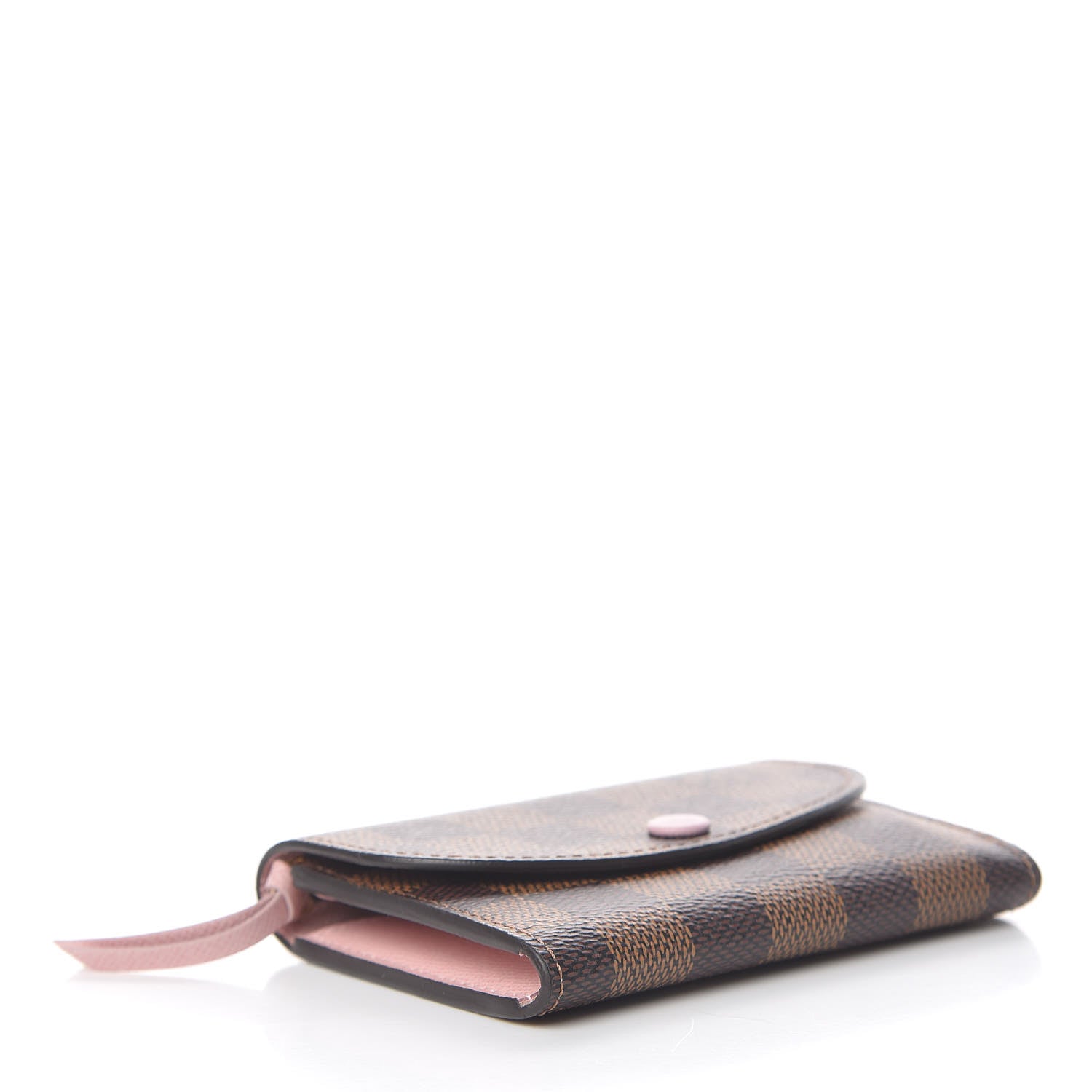 Louis Vuitton Damier Ebene Rosalie Coin Purse Rose Ballerine 4 of 8