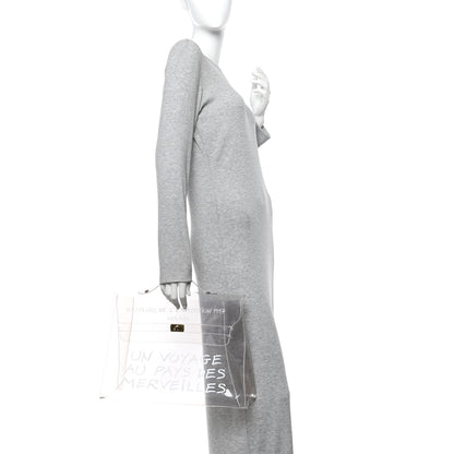Hermes Vinyl Souvenir De L'Exposition Kelly Transparent 3 of 19