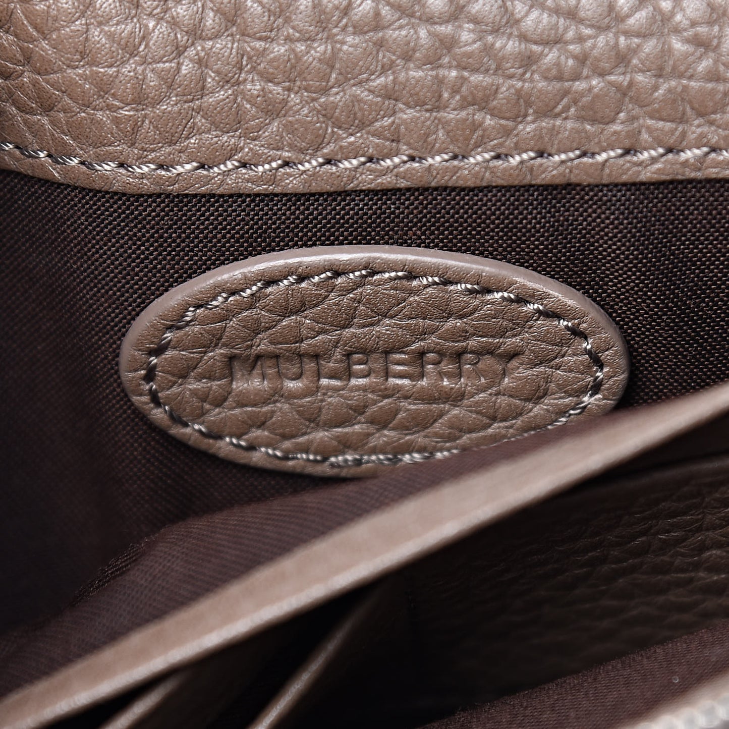 Grainy Print Bayswater Clutch Wallet Taupe