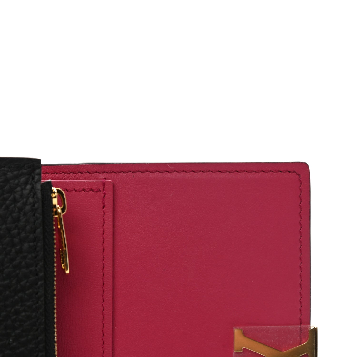 Louis Vuitton Taurillon Capucines Compact Wallet Black 7 of 9