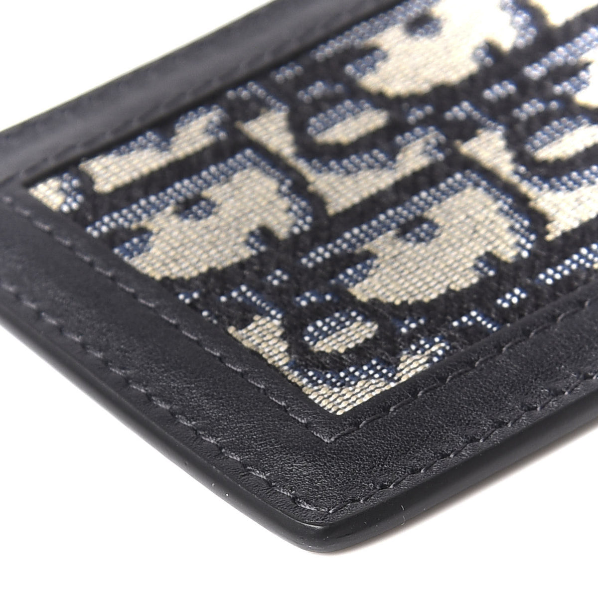 Oblique Luggage Tag Navy Blue