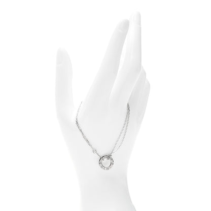 Cartier 18K White Gold Diamond LOVE Bracelet 2 of 8