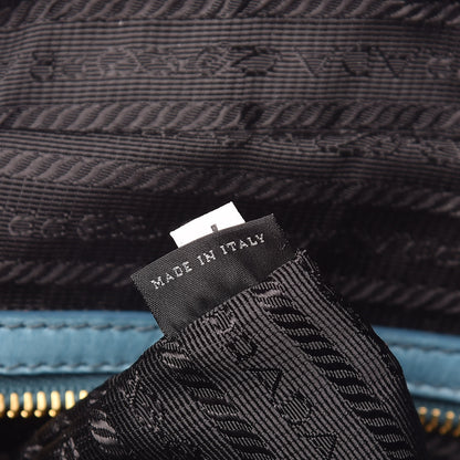 Prada Vitello Shine Bauletto Turchese 7 of 15